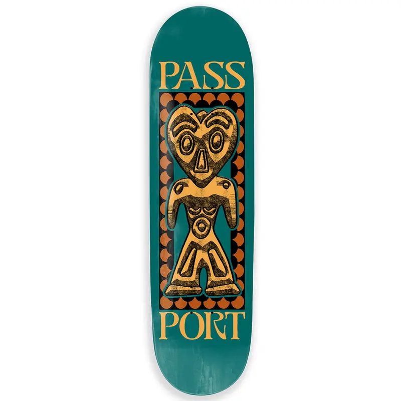 Pass Port Heart Head Dogu Series Skateboard Deck