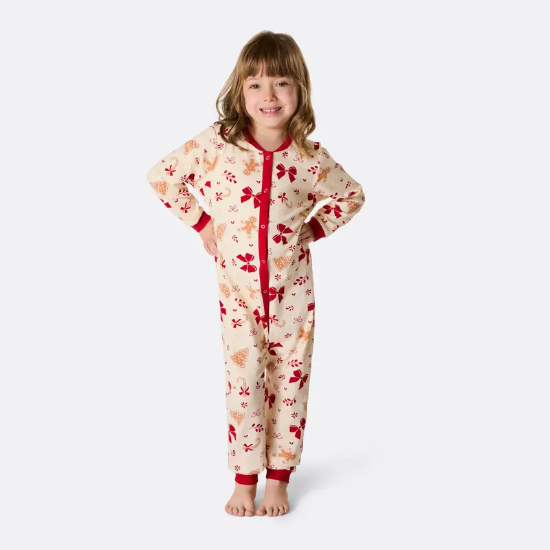 Peperkoek Overall Kerstpyjama voor Kinderen
