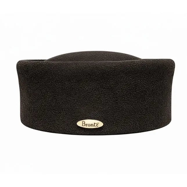 Pillbox hat - Melania - Mocca brown