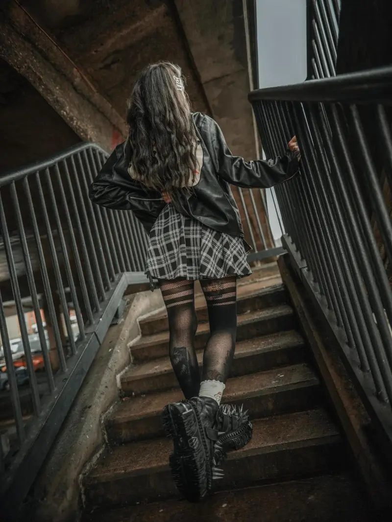 Plaid Mini-Flare Skirt - Cairn