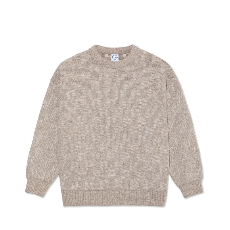 Polar Skate Co George Sweater P Pattern Sand