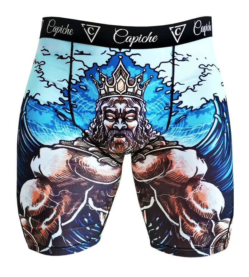 Poseidon Long Mens Underwear - Blue