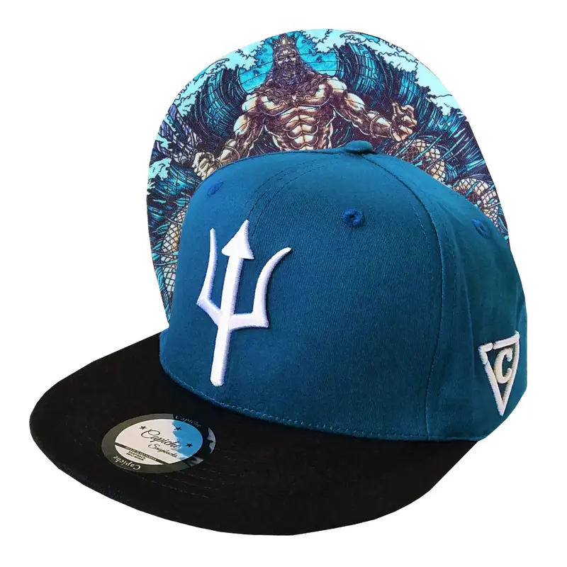 Poseidon Snapback - Blue/Black