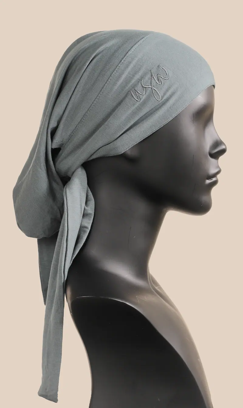 Premium Cotton onderkapje - Tea Green