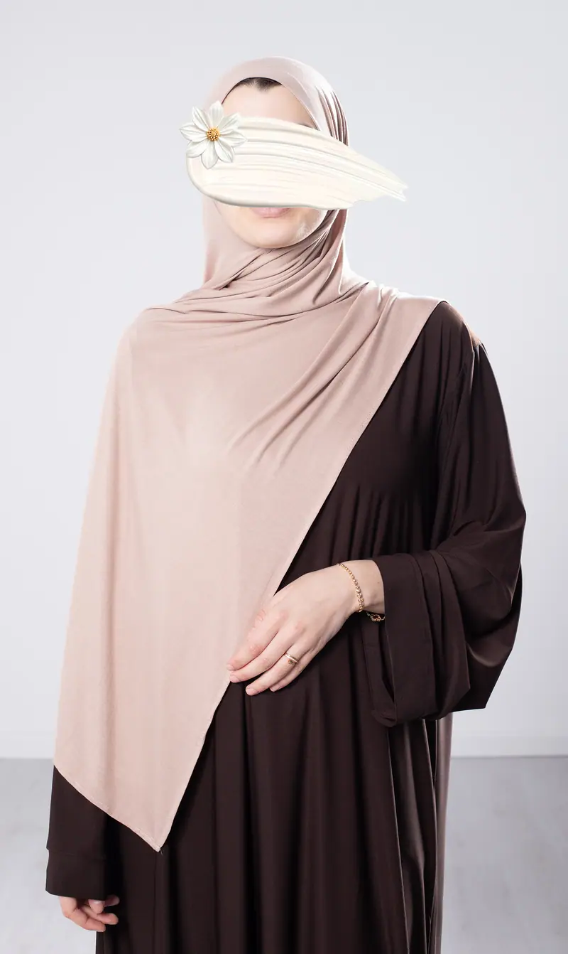 Premium Modal Cotton Scarf - Light Taupe