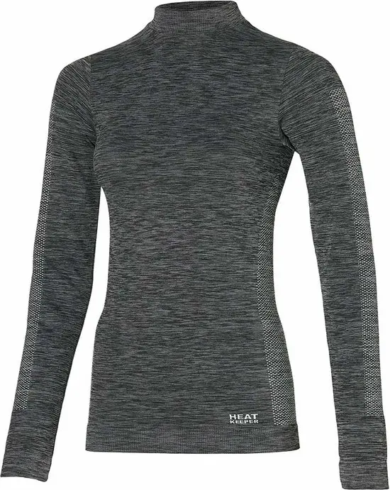 Premium Thermo Shirt Dames Zwart