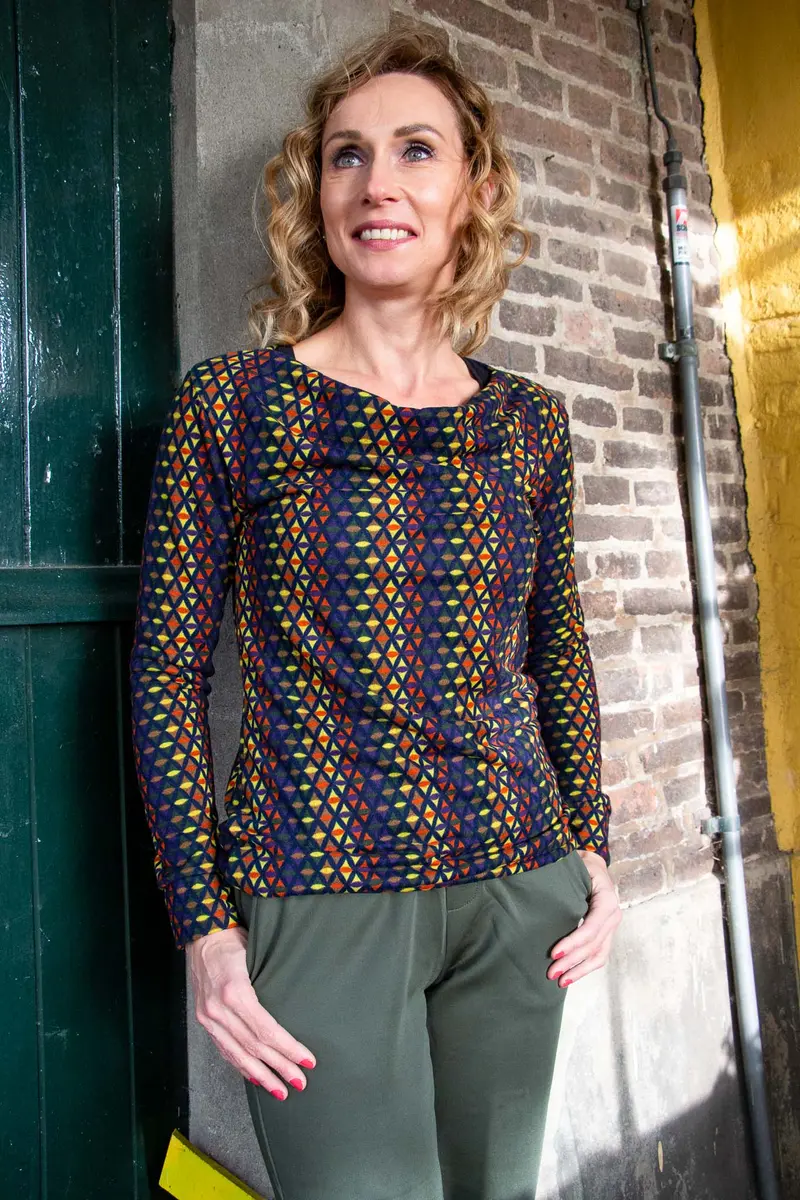 Priscilla Sweater - retro rainbow