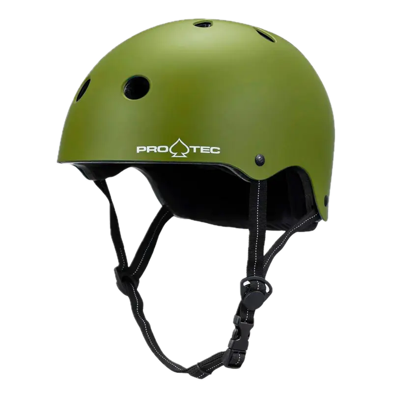 Pro-Tec Low Pro Matte Army Green Helmet
