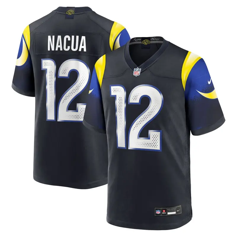 Puka Nacua Los Angeles Rams Rivalry NFL Game Jersey Nike