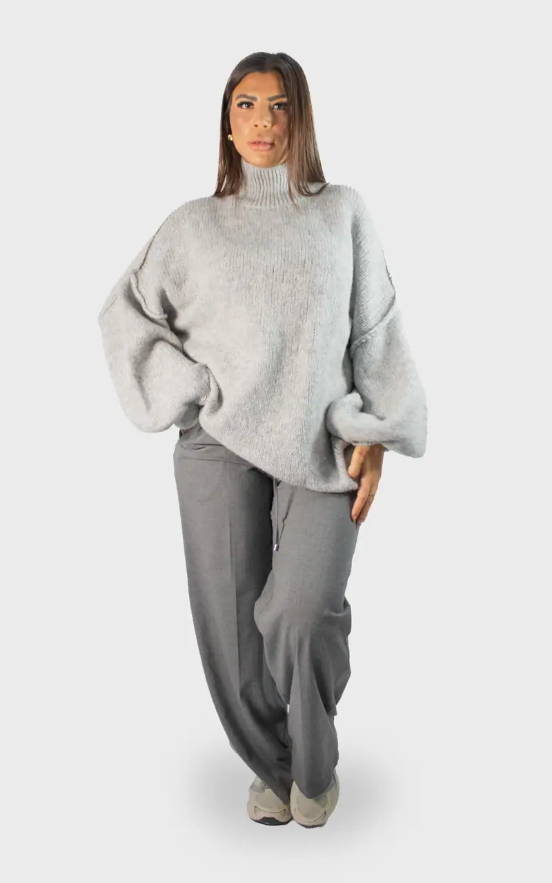 Pull col montant