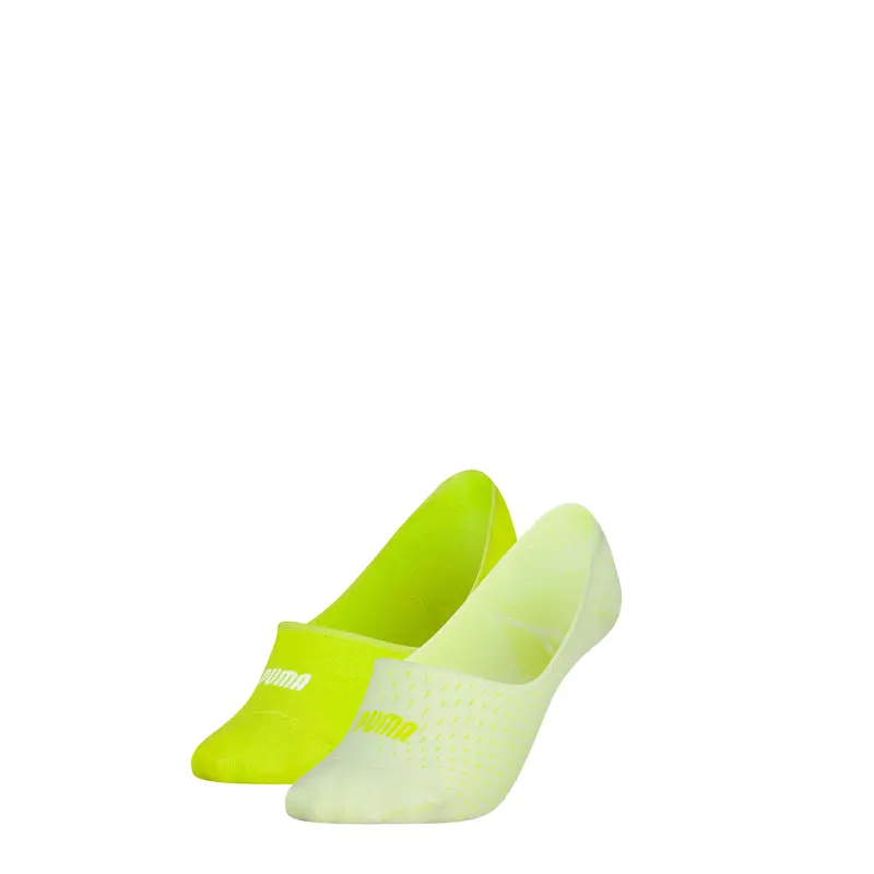 Puma - Footie - Low Cut - Mesh /  Lime Combo - Wit - Purple Combo -   2 Pack