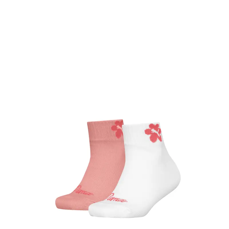 Puma - Kids - Quarter Sokken Seasonal /  Flower     2 Pack