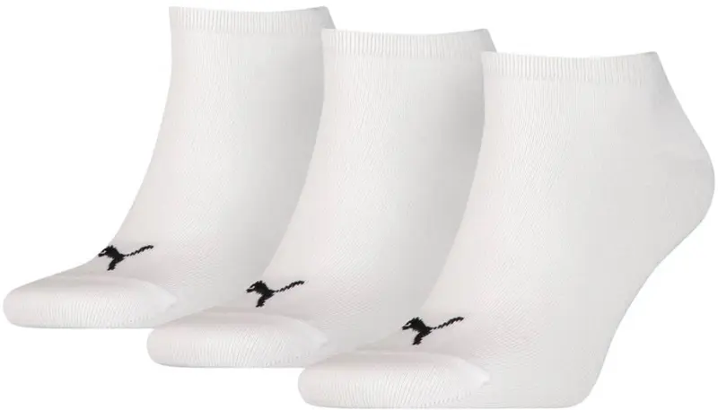 Puma - Kinderen - Sneakersokken - Wit 3 Pack