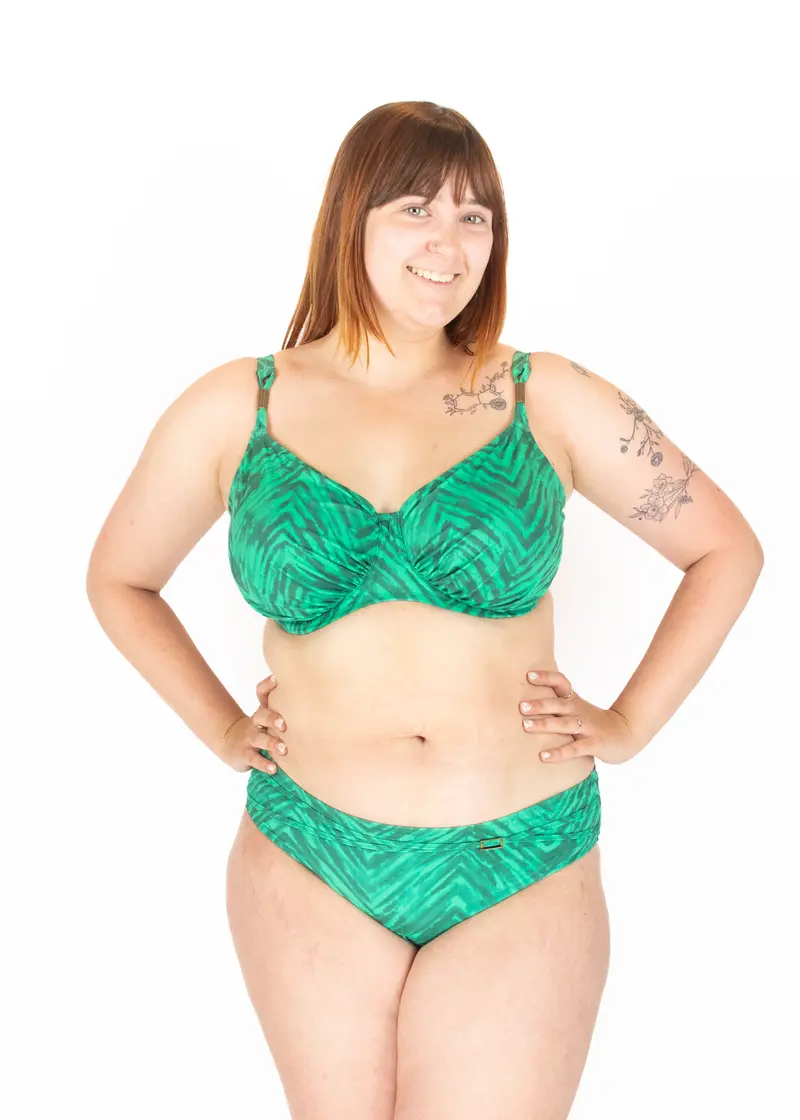 Punta Mita Full Cup Bikini Top Emerald