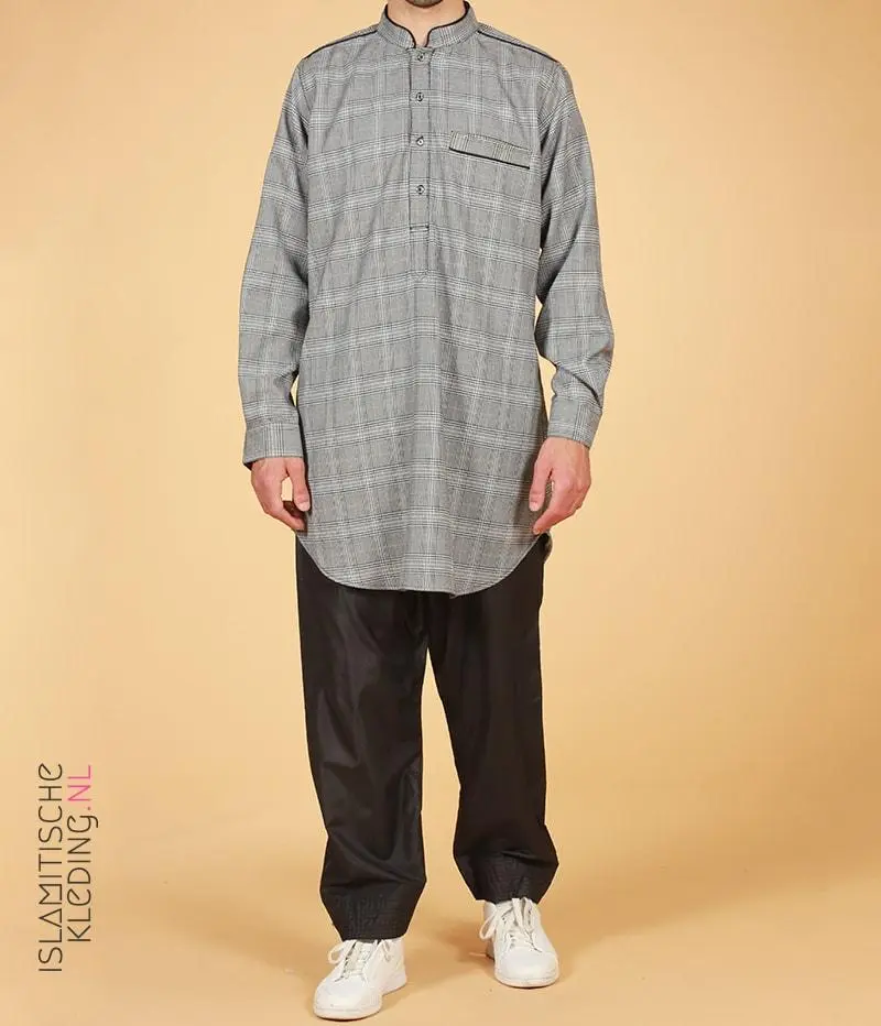 Qamis Cotton Classic Ruitjes