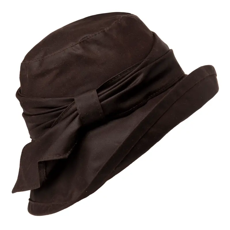 Rain Hat - Bessa - Brown wax