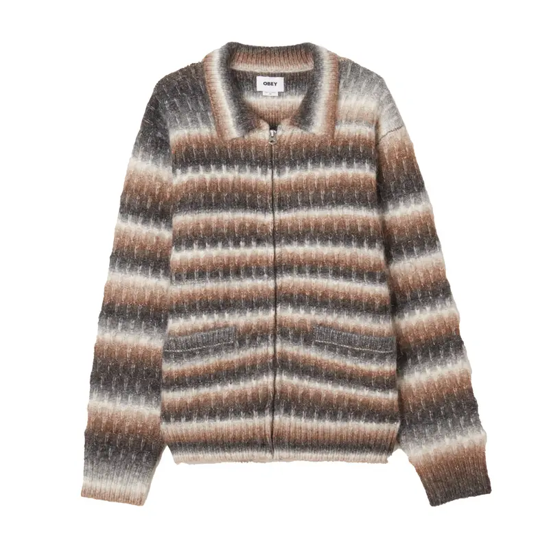 Reggie zip up cardigan