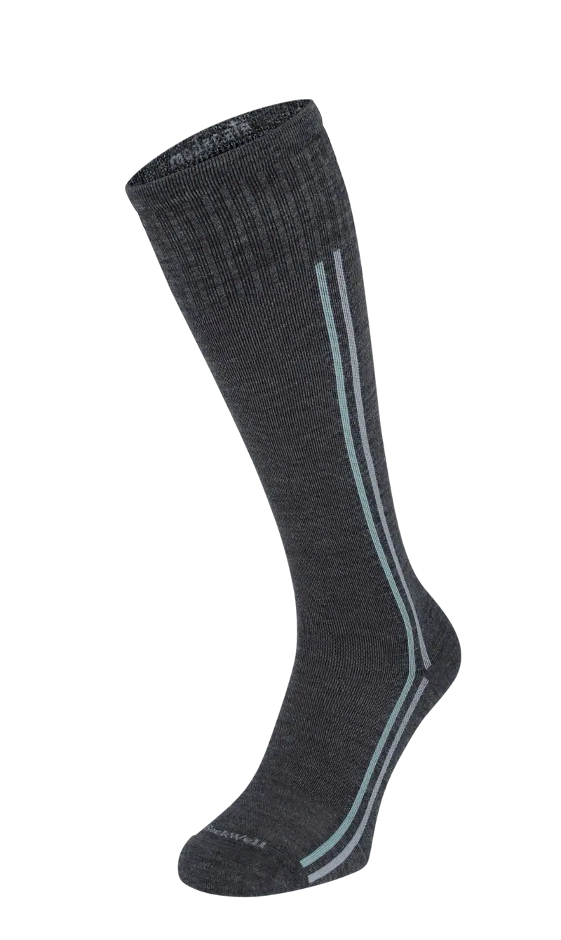 Retro Race Heren Compressiekousen Klasse 1 Charcoal