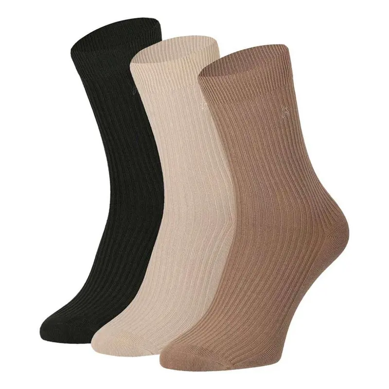 Rib Bamboe Sokken Heren 3-pack