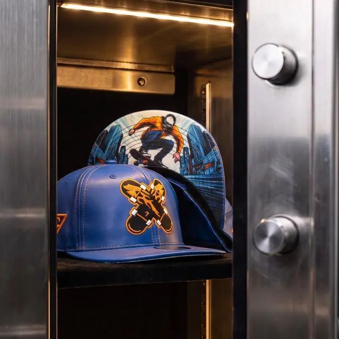 Ride With Us Snapback - Blue Artificial Leather