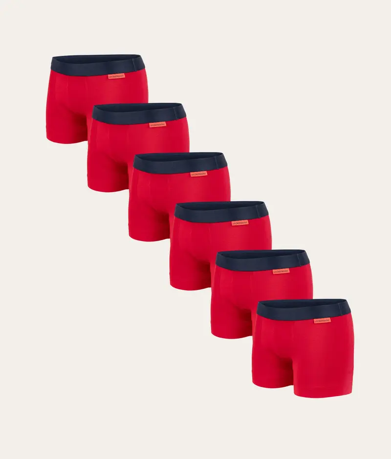 Rode Jongens Boxershort Bright Sunrise (6-pack)