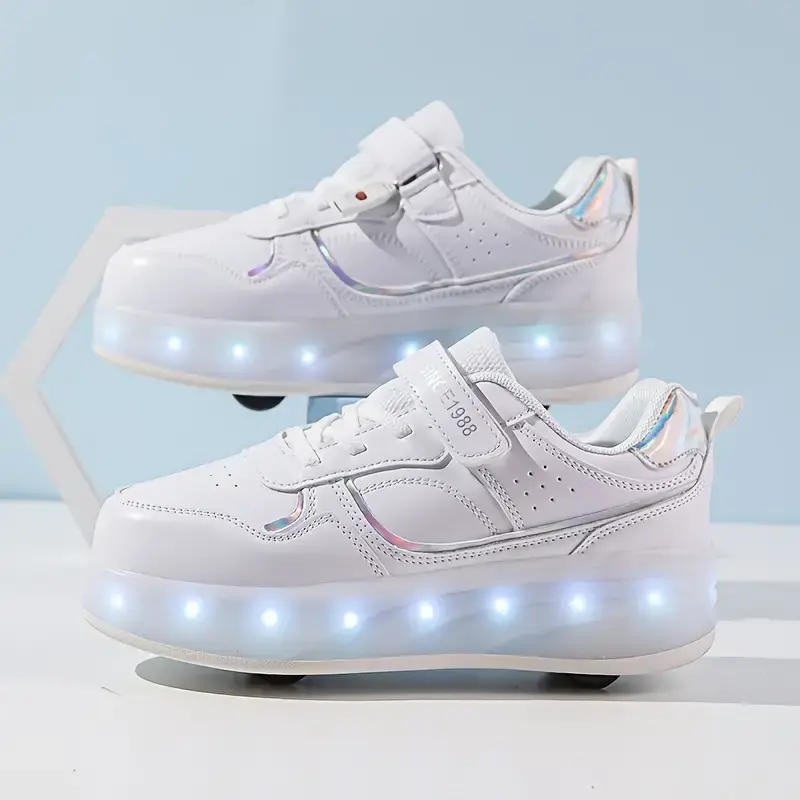 RollGlo - Trendy Rolschoenen voor kinderen - met lampjes