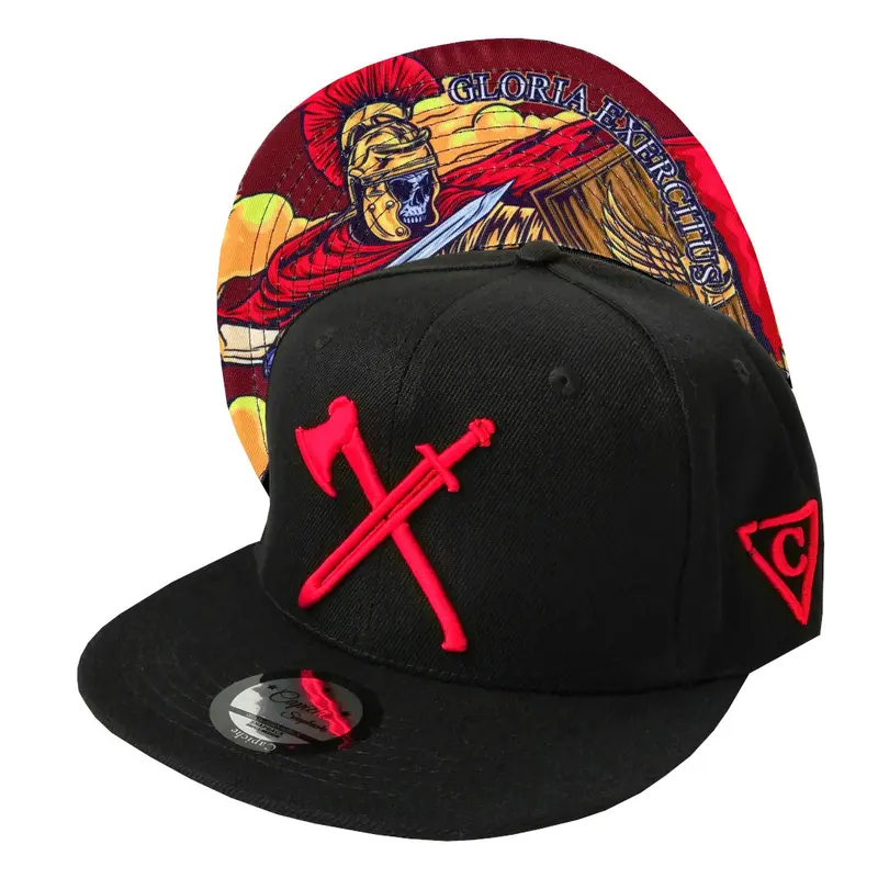 Roman Soldier Snapback - Black