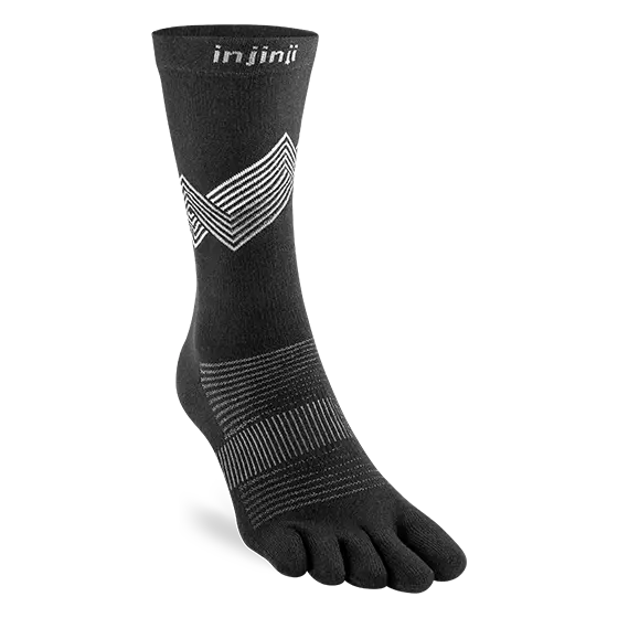 Run Lightweight Crew Coolmax Black