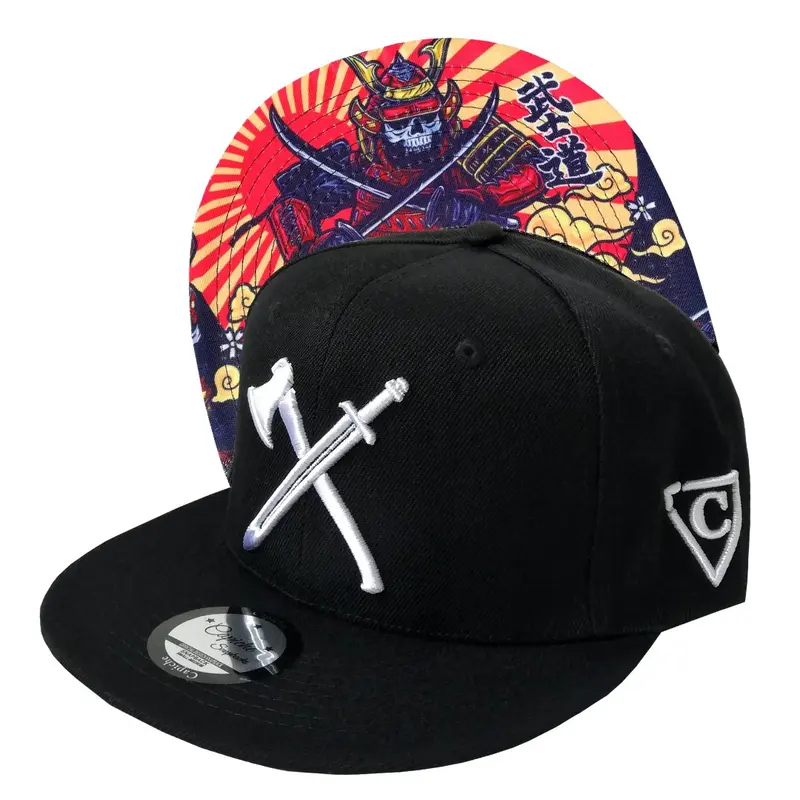 Samurai Snapback - Black