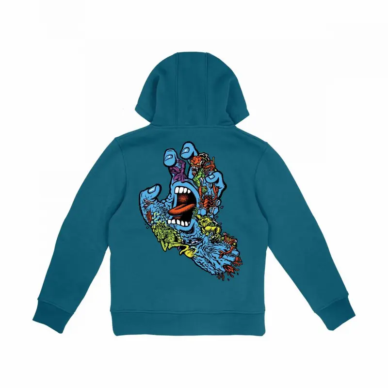 Santa Cruz Youth Roskopp Screaming Five Hooded Sweaters