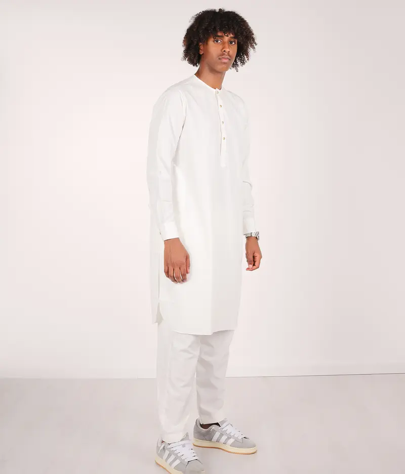 Sarwal Kameez Amir - Cream