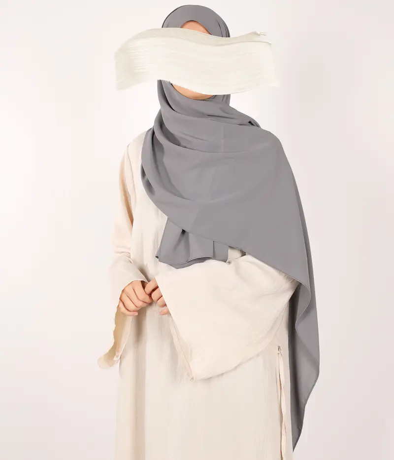 Scarf Chiffon Opaque - Ash