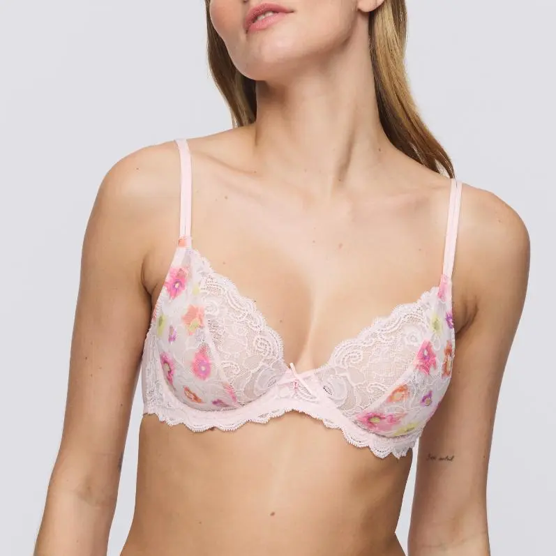 Selyna Plunge Bh 0102832 Gardenia Rose