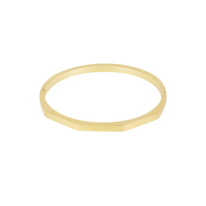 Shaped Bangle Armband Goudkleurig