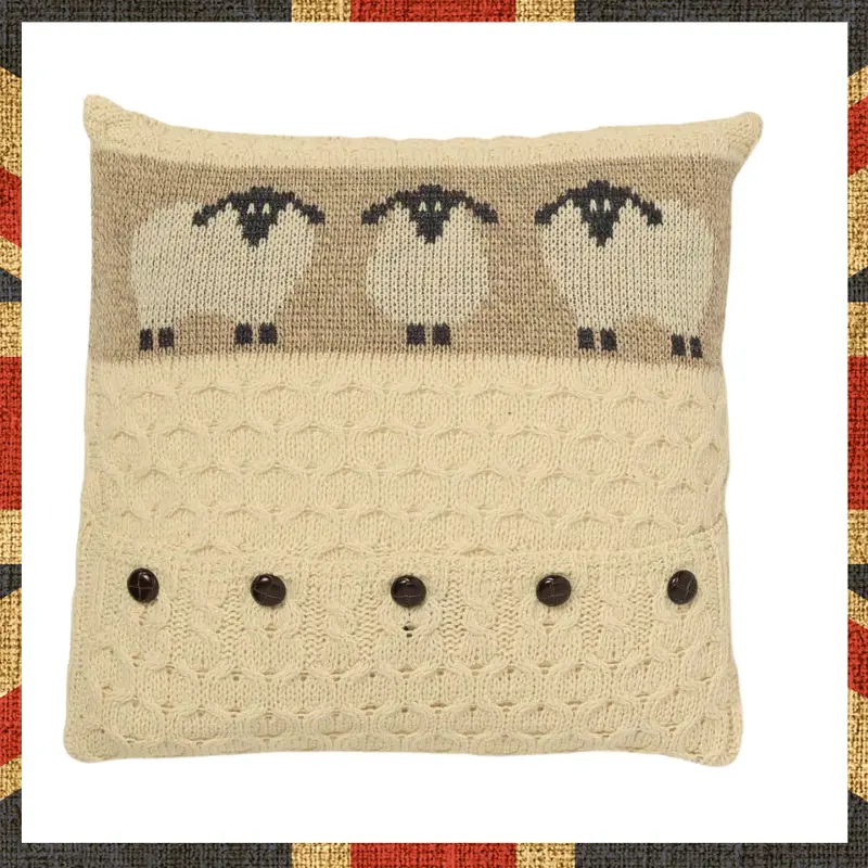 Sheep cushion cover