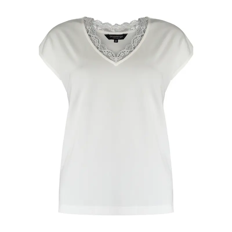Shirt short sleeve lace