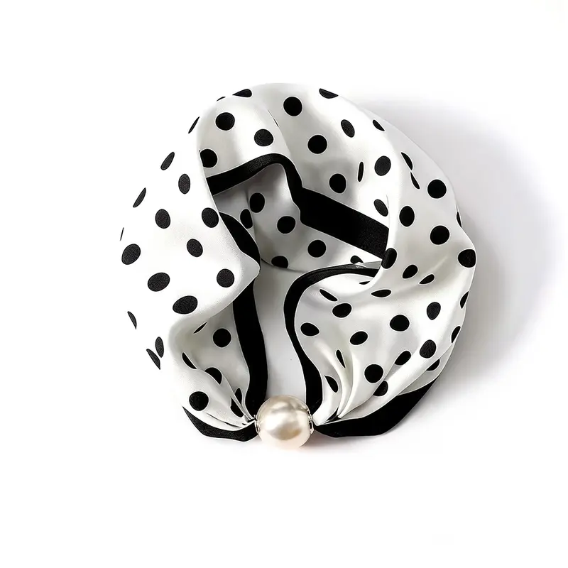 Sjaaltje Summer Black Polkadots Pearl