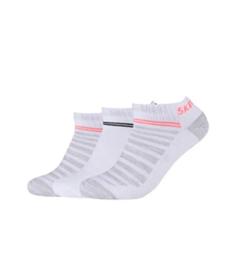 Skechers Fashion Sneakers - Mesh Ventilation - Sport - White Black 3 Pack