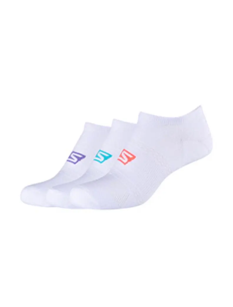 Skechers Performance Footie Antislip / Zwart - Wit