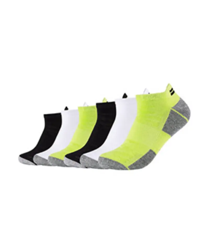 Skechers Performense Sneakersokken - Mesh ventilation / Yellow Mix - Black