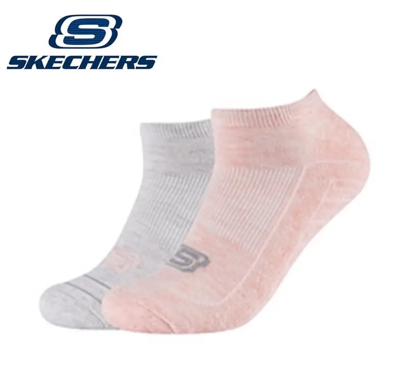 Skechers - Sneakers Badstofzool - Peach Zwart Wit Lemon 2 Pack