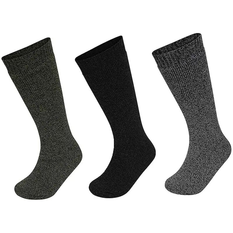 Sock Stack 3 Pack Mens Wellington Boot Socks Durable Cushioned Heel And Toe UK Size 6-11