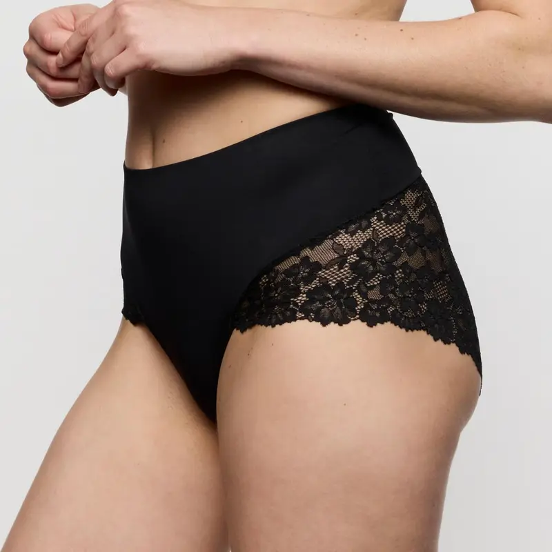 Soft Studio 3-Pack Taille Slips 0503047 Zwart