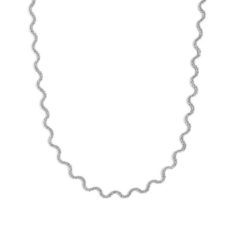 Soft Wave Ketting Zilverkleurig