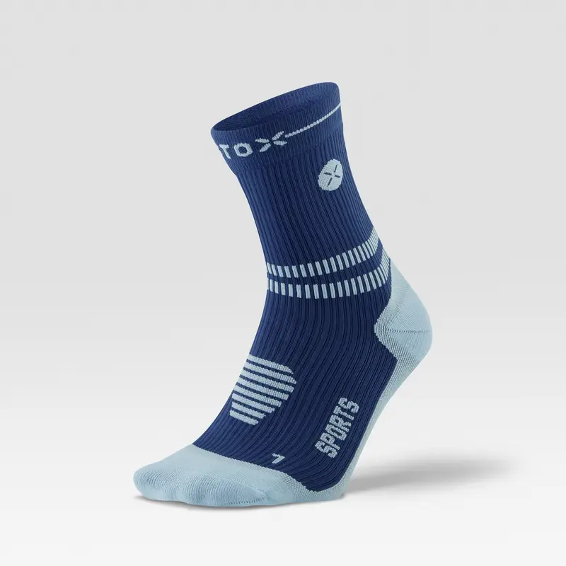 Sports Ankle Socks Men | Dark Blue / Light Blue