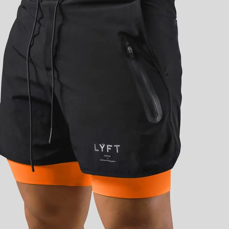 Sportshorts heren 2-in-1 – comfortabel en functioneel