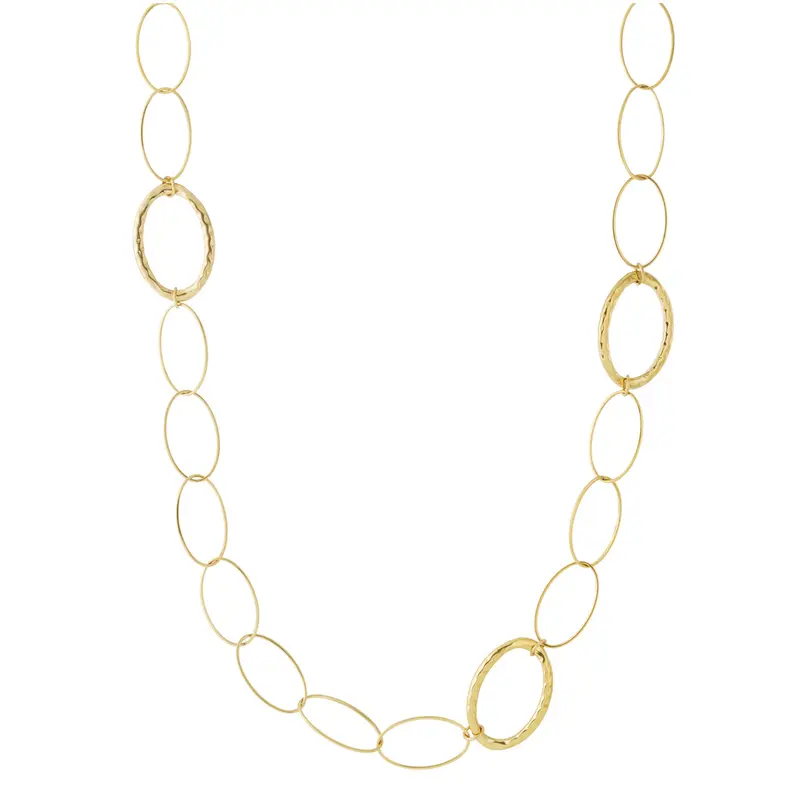 Statement Oval Link Ketting Goudkleurig
