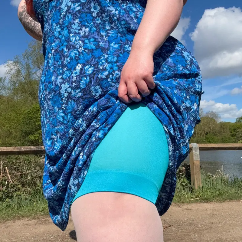 Stay Cool Chub Rub Shorts - Blue Curacao