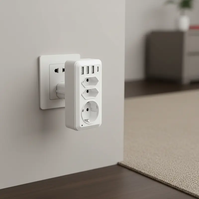 Stekkerdoos met USB-poorten – praktische stroomvoorziening voor thuis en kantoor