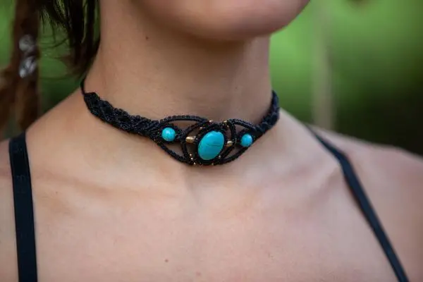 Stone Necklace / Choker / Tiara